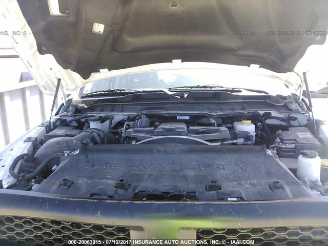 3C63RRGL7GG131026 - 2016 RAM 3500 ST WHITE photo 10