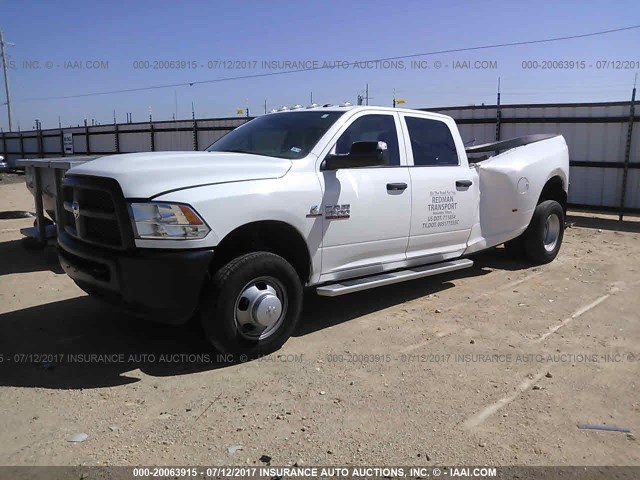 3C63RRGL7GG131026 - 2016 RAM 3500 ST WHITE photo 2