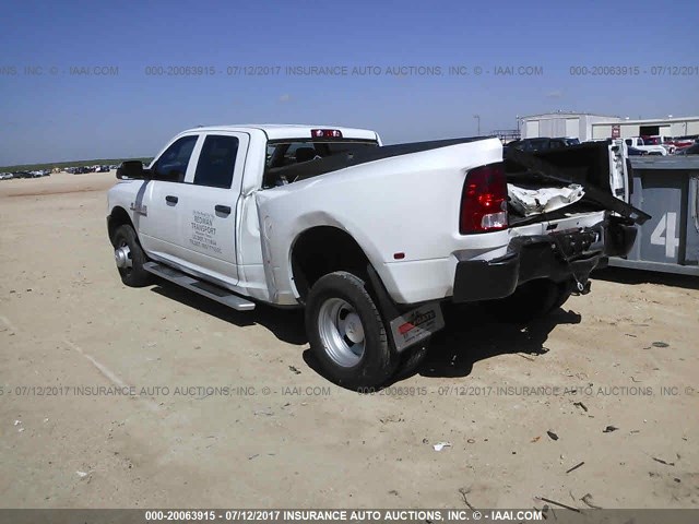 3C63RRGL7GG131026 - 2016 RAM 3500 ST WHITE photo 3