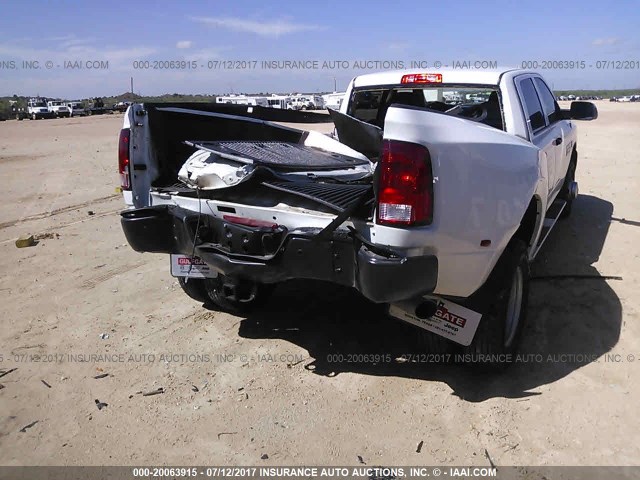 3C63RRGL7GG131026 - 2016 RAM 3500 ST WHITE photo 6