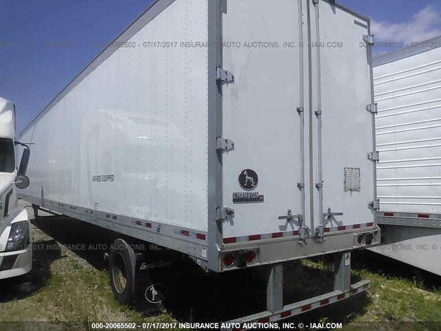 1GRAA0625EB704982 - 2014 GREAT DANE TRAILERS VAN  WHITE photo 3