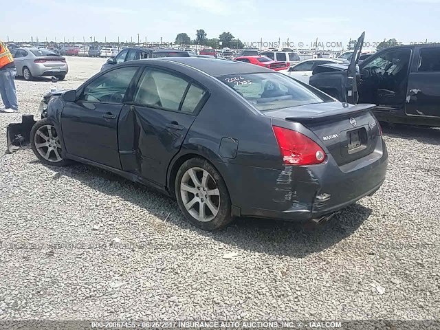 1N4BA41E38C826090 - 2008 NISSAN MAXIMA SE/SL Dark Blue photo 3