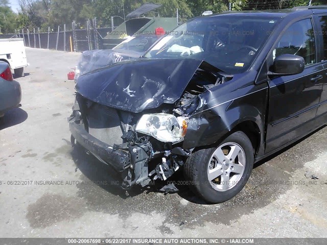 2D4RN3DG3BR709230 - 2011 DODGE GRAND CARAVAN MAINSTREET Dark Blue photo 6