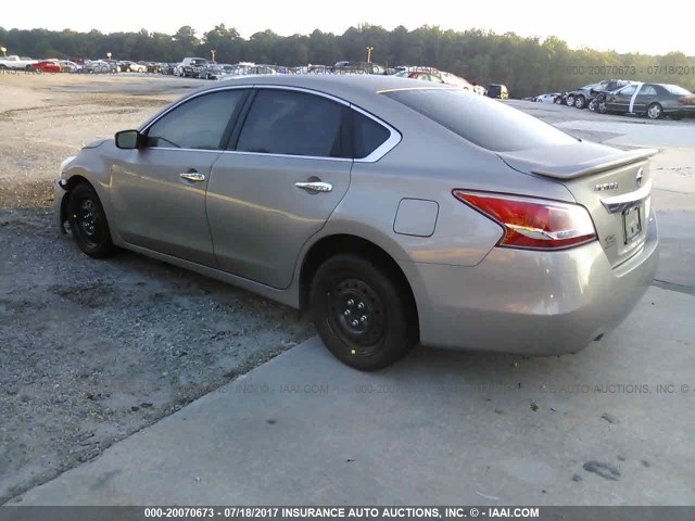 1N4AL3AP4DN518376 - 2013 NISSAN ALTIMA 2.5/S/SV/SL Champagne photo 3