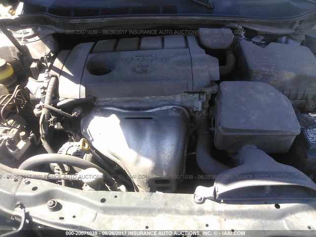 4T1BF3EK8BU732161 - 2011 TOYOTA CAMRY SE/LE/XLE GREEN photo 10