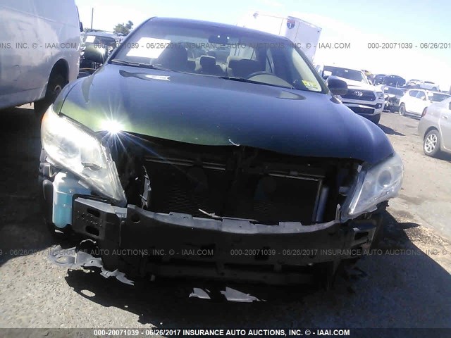 4T1BF3EK8BU732161 - 2011 TOYOTA CAMRY SE/LE/XLE GREEN photo 6