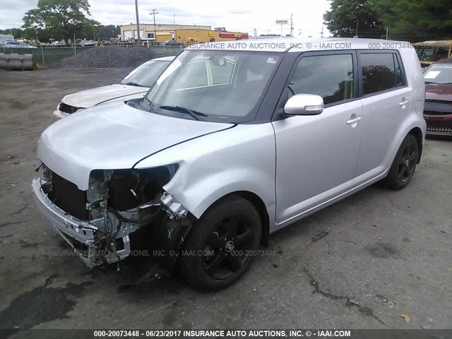 JTLZE4FEXCJ017460 - 2012 TOYOTA SCION XB ვერცხლისფერი ფოტო 2