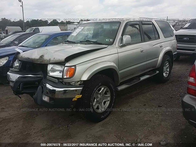 JT3HN86R319059554 - 2001 TOYOTA 4RUNNER SR5 SILVER photo 2