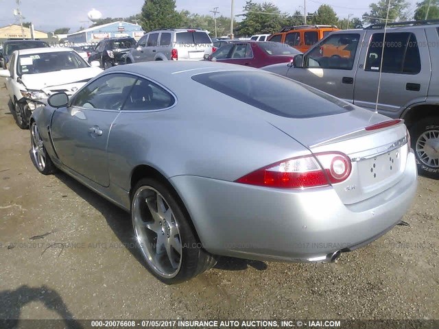 SAJDA43B675B00785 - 2007 JAGUAR XK SILVER photo 3