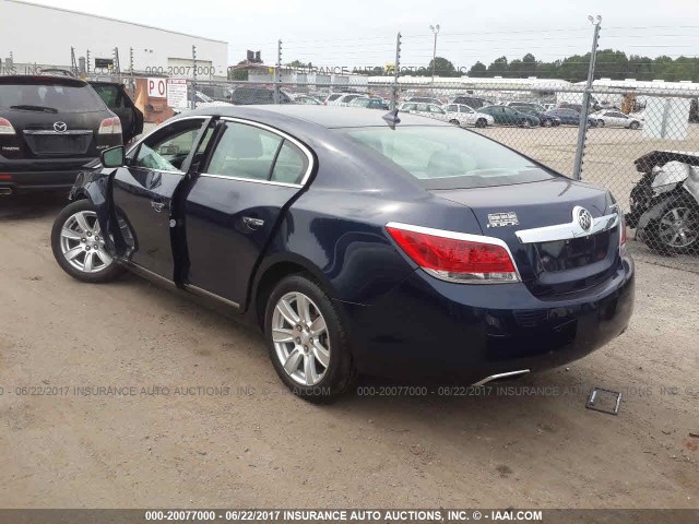 1G4GD5E38CF244348 - 2012 BUICK LACROSSE PREMIUM BLUE photo 3