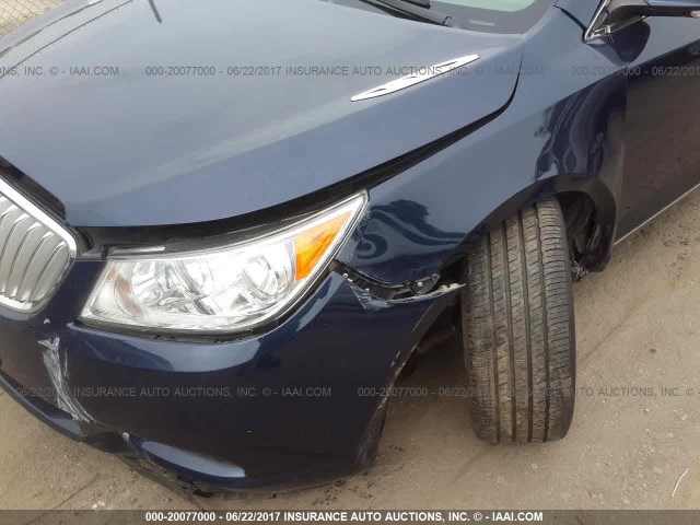 1G4GD5E38CF244348 - 2012 BUICK LACROSSE PREMIUM BLUE photo 6