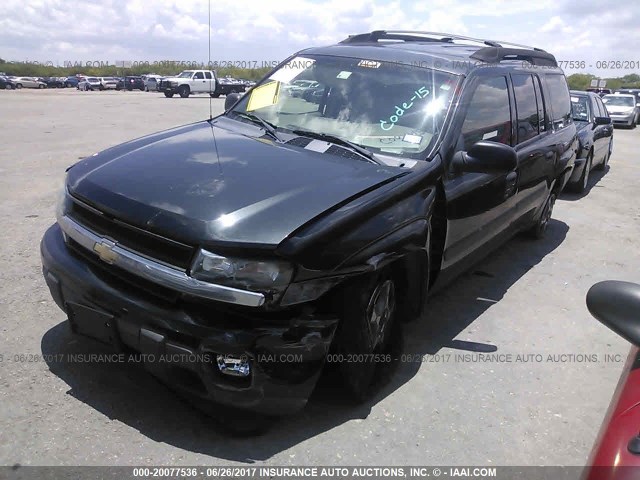 1GNET16S556167607 - 2005 CHEVROLET TRAILBLAZER EXT LS/EXT LT BLACK photo 2