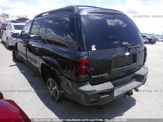 1GNET16S556167607 - 2005 CHEVROLET TRAILBLAZER EXT LS/EXT LT BLACK photo 3