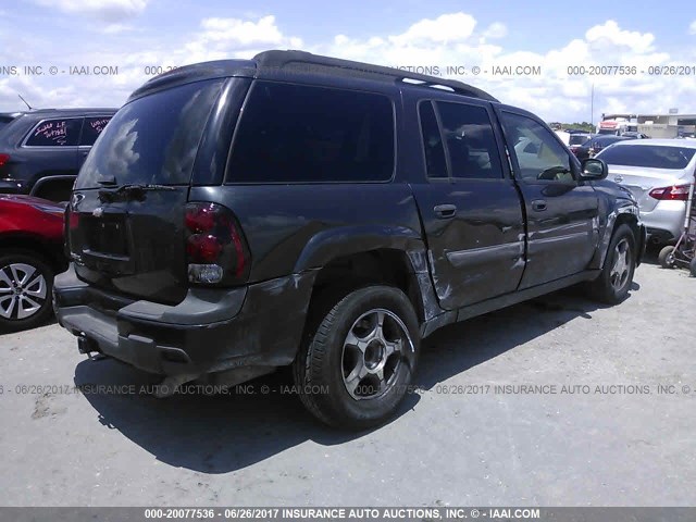 1GNET16S556167607 - 2005 CHEVROLET TRAILBLAZER EXT LS/EXT LT BLACK photo 4