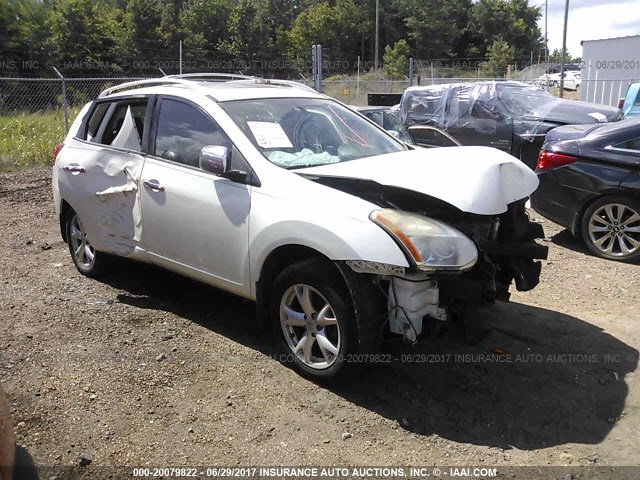 JN8AS58V58W402556 - 2008 NISSAN ROGUE S/SL WHITE photo 1