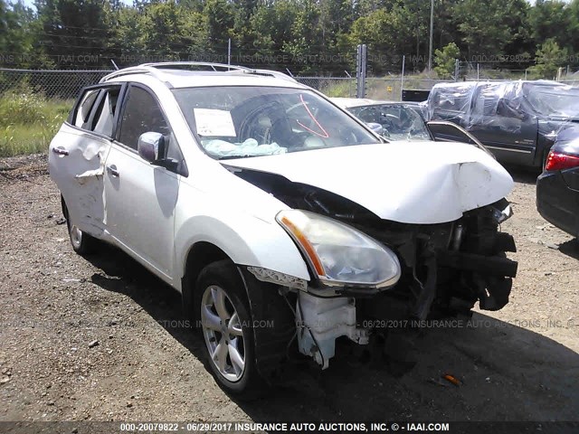 JN8AS58V58W402556 - 2008 NISSAN ROGUE S/SL WHITE photo 6