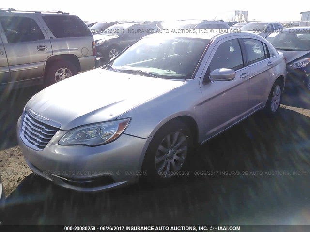 1C3CCBBG5CN175446 - 2012 CHRYSLER 200 TOURING SILVER photo 2