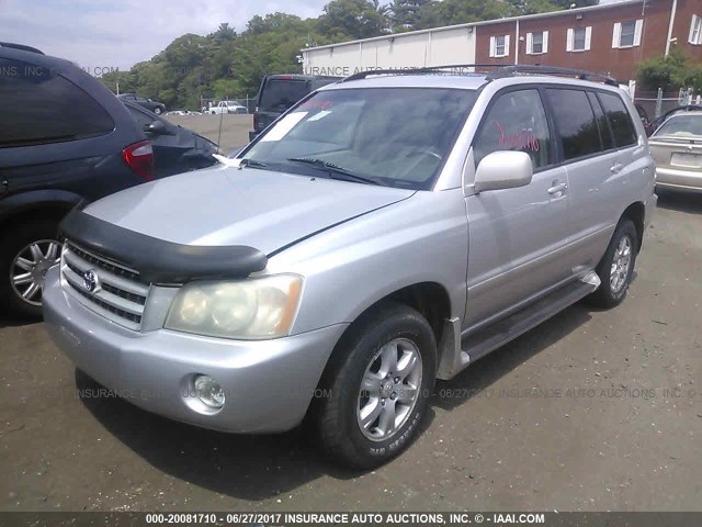 JTEHF21A930099096 - 2003 TOYOTA HIGHLANDER LIMITED SILVER photo 2