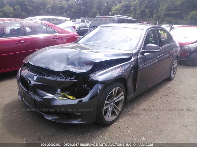 WBA3B5G56DNS04376 - 2013 BMW 328 XI SULEV GRAY photo 2