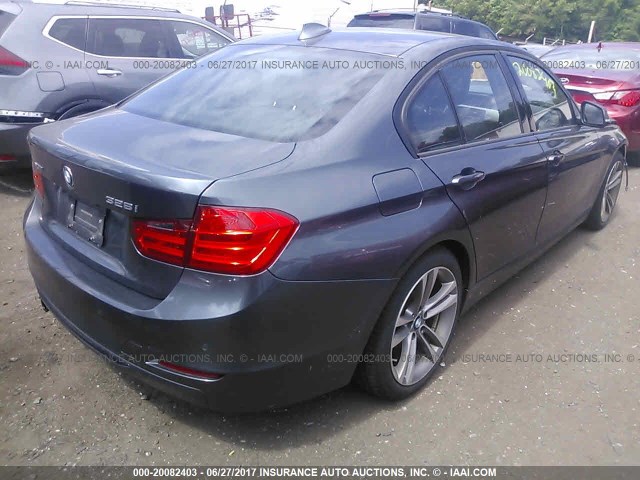 WBA3B5G56DNS04376 - 2013 BMW 328 XI SULEV GRAY photo 4