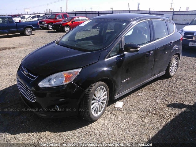 1FADP5BU0DL526763 - 2013 FORD C-MAX SEL BLACK photo 2