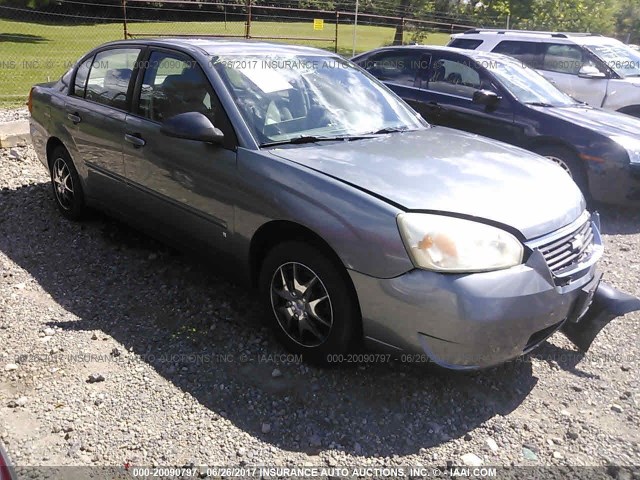 1G1ZS51F86F106129 - 2006 CHEVROLET MALIBU LS GRAY photo 1