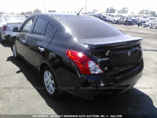 3N1CN7AP9DL835867 - 2013 NISSAN VERSA S/S PLUS/SV/SL BLACK photo 3