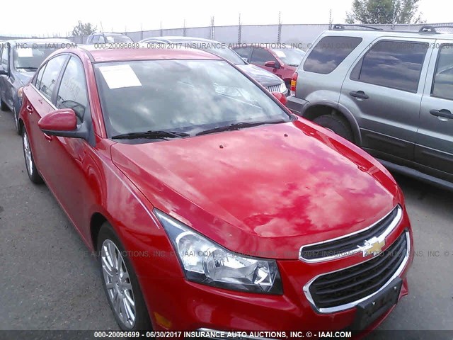 1G1PJ5SBXF7240852 - 2015 CHEVROLET CRUZE ECO RED photo 6