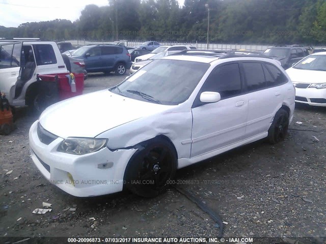 JM1BJ245421488972 - 2002 MAZDA PROTEGE PR5 白色 照片 2