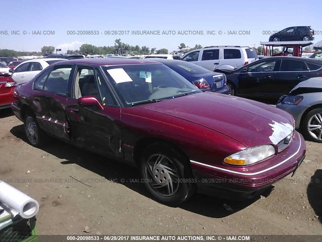 1G2HX52K7S4235490 - 1995 PONTIAC BONNEVILLE SE RED photo 1