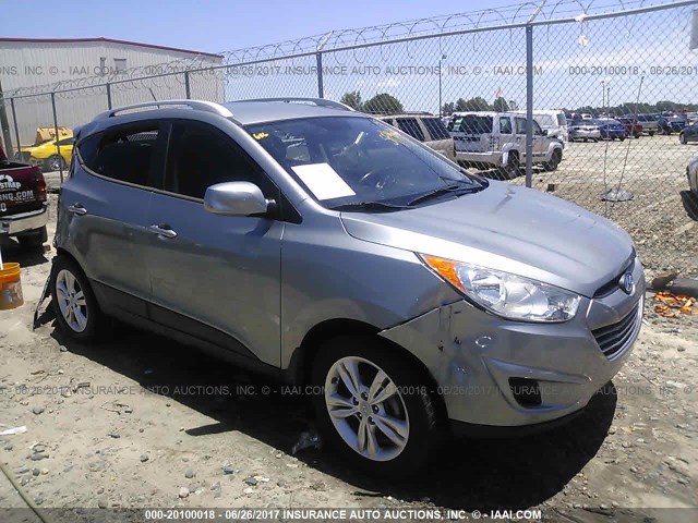 KM8JU3AC4BU177869 - 2011 HYUNDAI TUCSON GLS/LIMITED GRAY photo 1