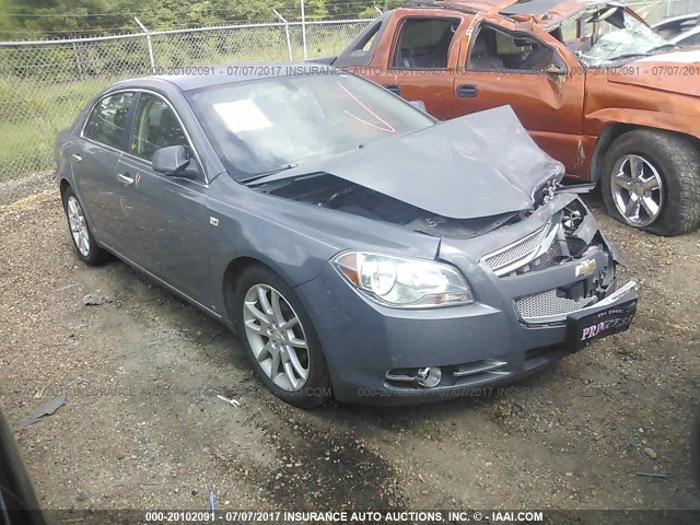 1G1ZK577184271115 - 2008 CHEVROLET MALIBU LTZ GRAY photo 1