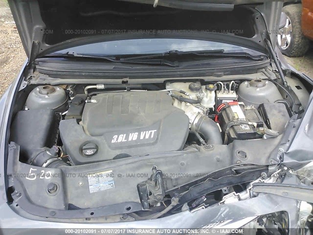 1G1ZK577184271115 - 2008 CHEVROLET MALIBU LTZ GRAY photo 10