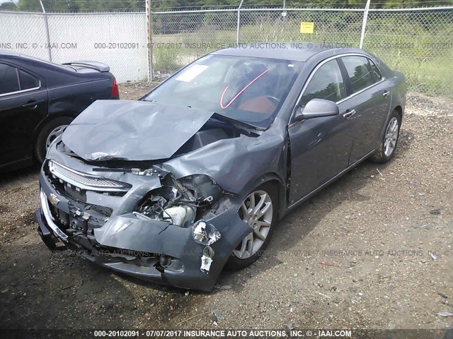 1G1ZK577184271115 - 2008 CHEVROLET MALIBU LTZ GRAY photo 2