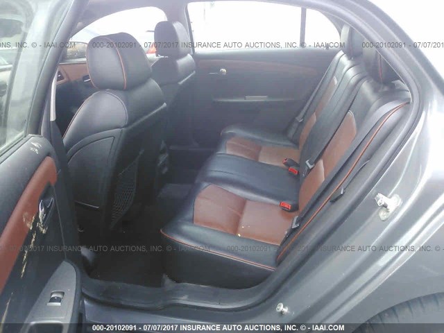 1G1ZK577184271115 - 2008 CHEVROLET MALIBU LTZ GRAY photo 8