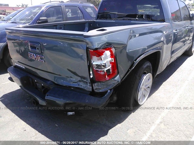 3GTP1UEH2EG398817 - 2014 GMC SIERRA C1500 SLE BLUE photo 6