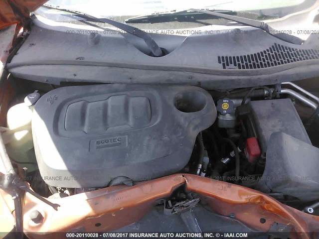 3GNDA13D27S617610 - 2007 CHEVROLET HHR LS ORANGE photo 10