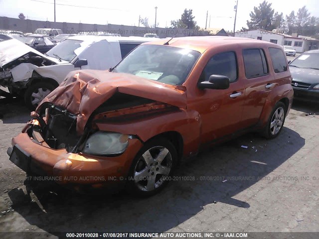 3GNDA13D27S617610 - 2007 CHEVROLET HHR LS ORANGE photo 2