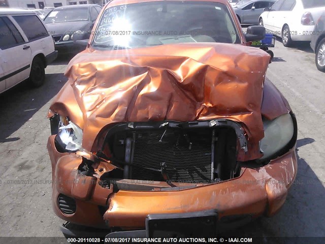 3GNDA13D27S617610 - 2007 CHEVROLET HHR LS ORANGE photo 6