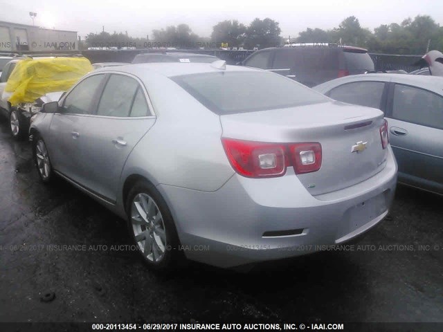 1G11F5SL8FF330023 - 2015 CHEVROLET MALIBU LTZ 银色 照片 3