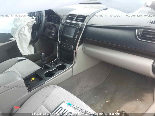 4T4BF1FK4GR571016 - 2016 TOYOTA CAMRY LE/XLE/SE/XSE BLUE photo 5