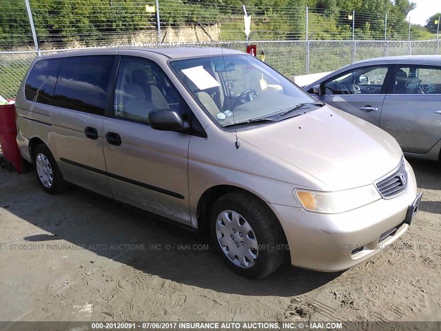 2HKRL18591H600766 - 2001 HONDA ODYSSEY LX GOLD photo 1