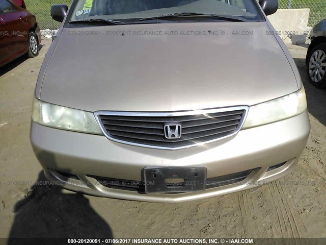 2HKRL18591H600766 - 2001 HONDA ODYSSEY LX GOLD photo 6