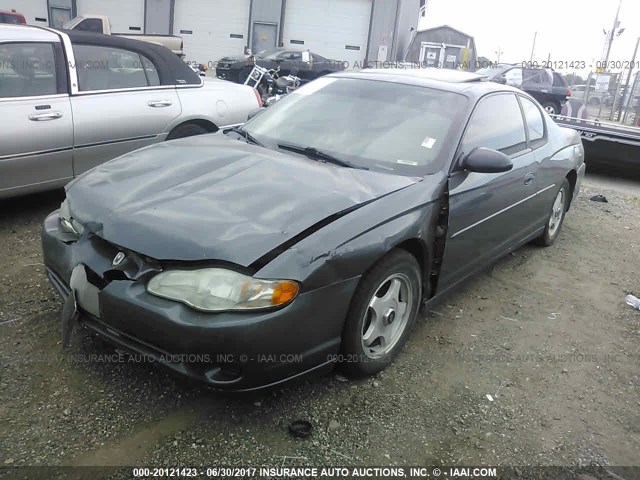 2G1WW12E749173249 - 2004 CHEVROLET MONTE CARLO LS 灰色 照片 2