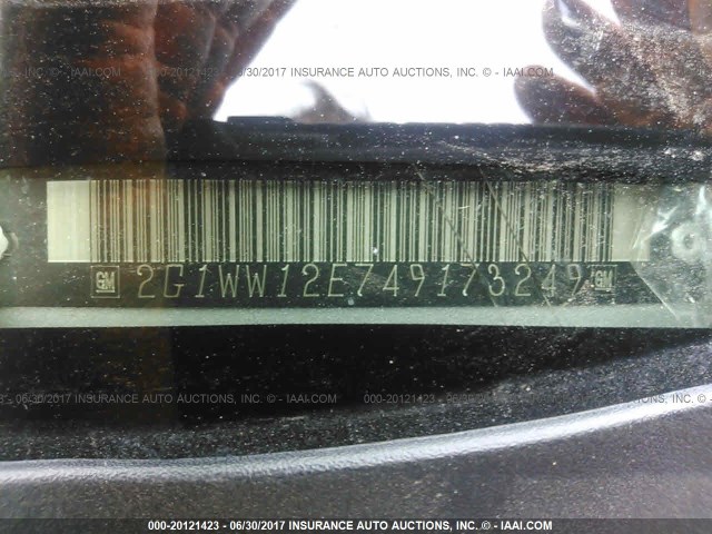 2G1WW12E749173249 - 2004 CHEVROLET MONTE CARLO LS 灰色 照片 9