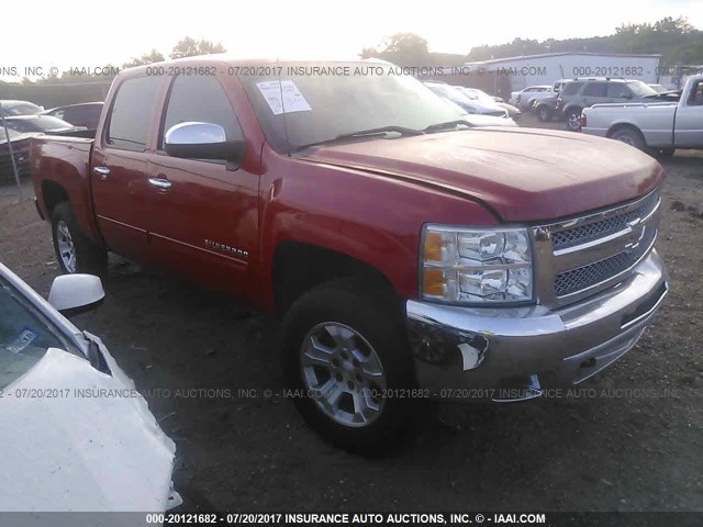 1GCPKSE75CF227213 - 2012 CHEVROLET SILVERADO K1500 LT RED photo 1