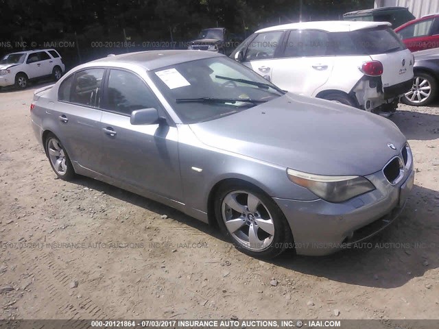 WBANE535X6B992055 - 2006 BMW 525 I SILVER photo 1