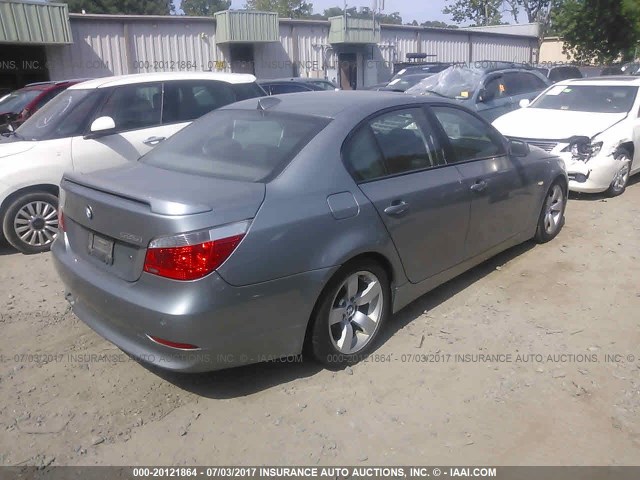 WBANE535X6B992055 - 2006 BMW 525 I SILVER photo 4