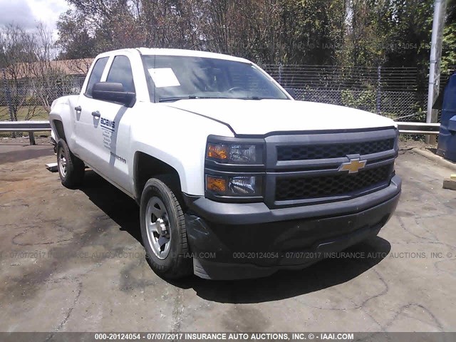 1GCRCPEC1EZ404549 - 2014 CHEVROLET SILVERADO C1500 WHITE photo 1