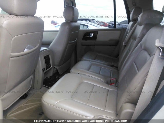 1FMPU19586LA24640 - 2006 FORD EXPEDITION LIMITED WHITE photo 8